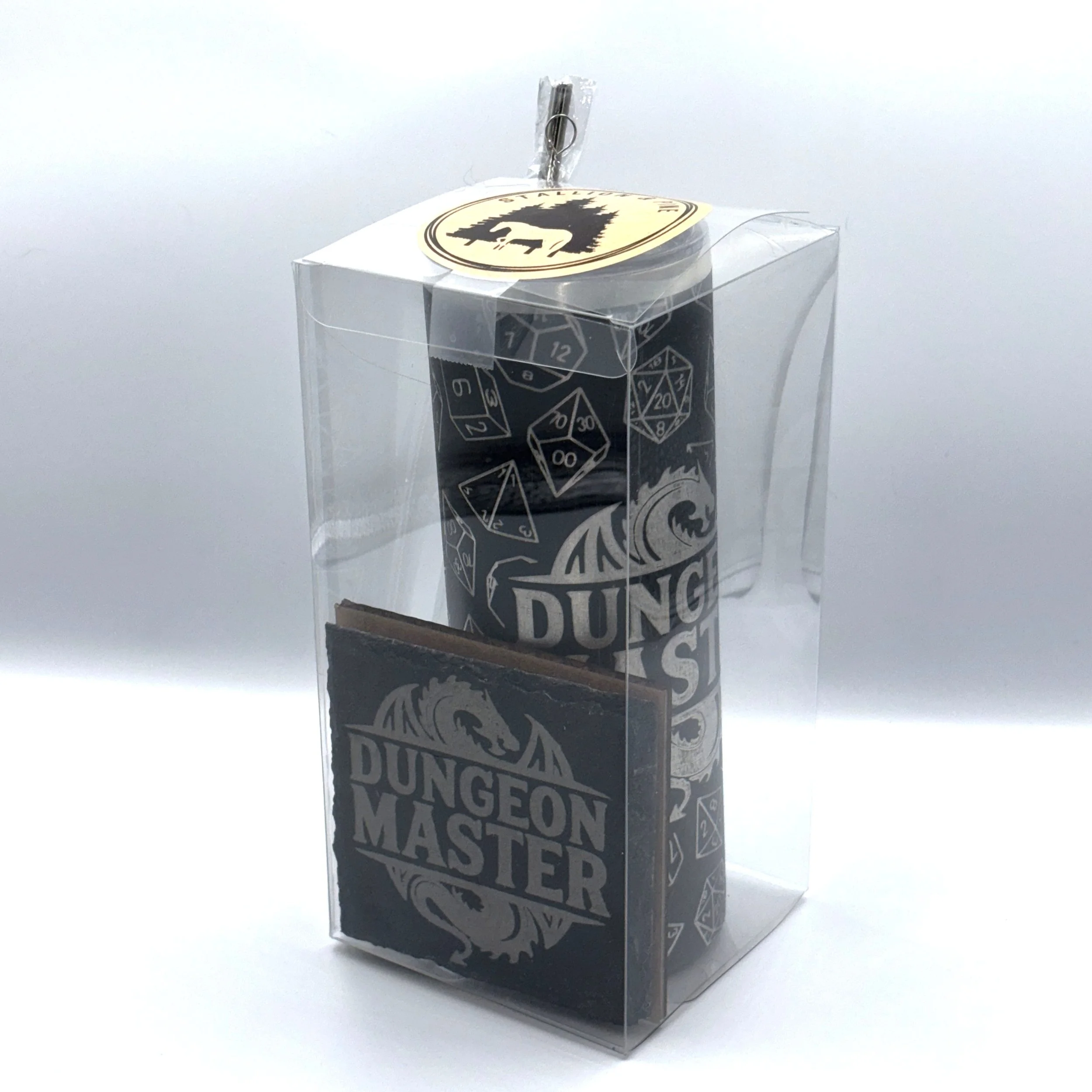 Dungeon Master Skinny Tumbler/Coaster Set