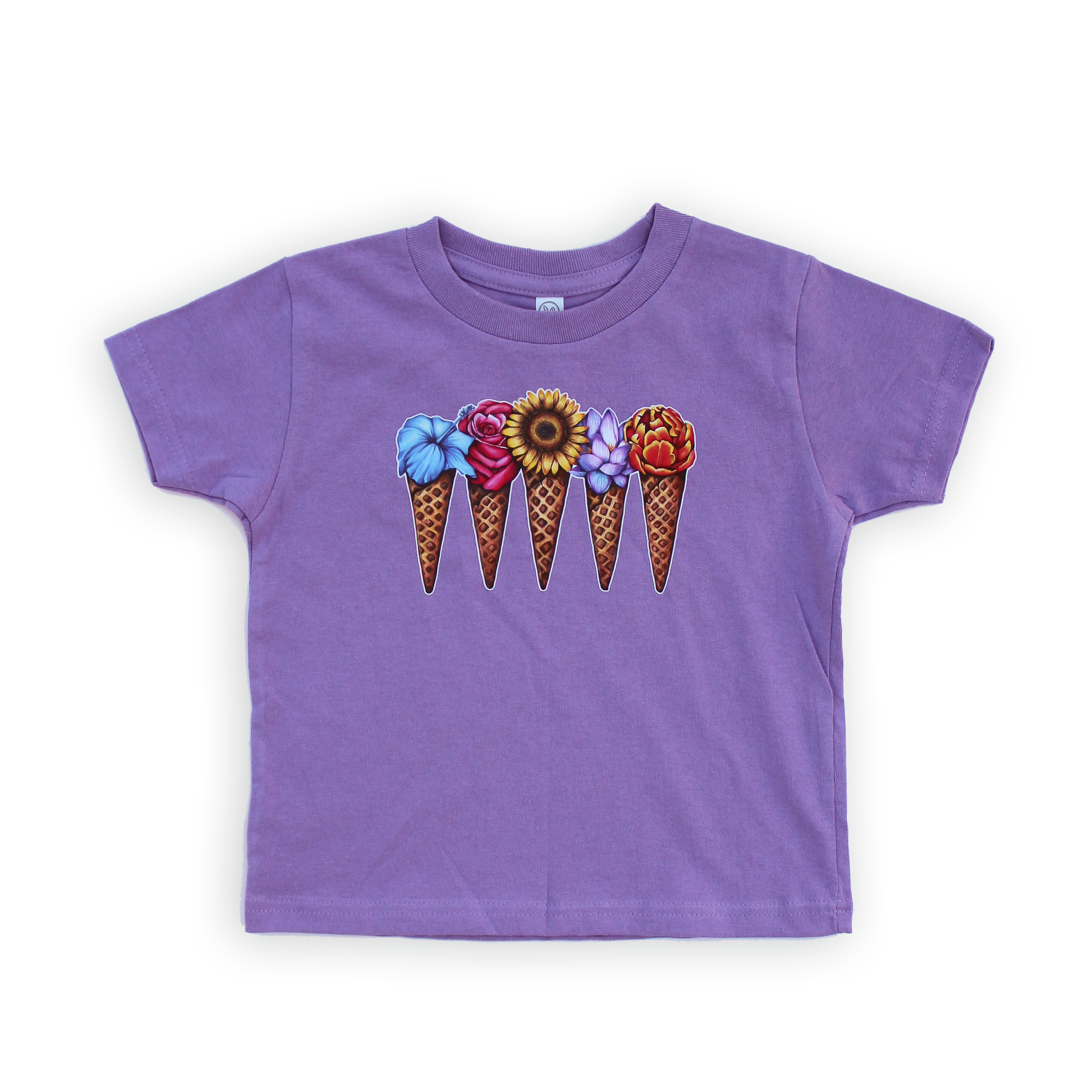 Purple Flower Cones Toddler T-Shirt