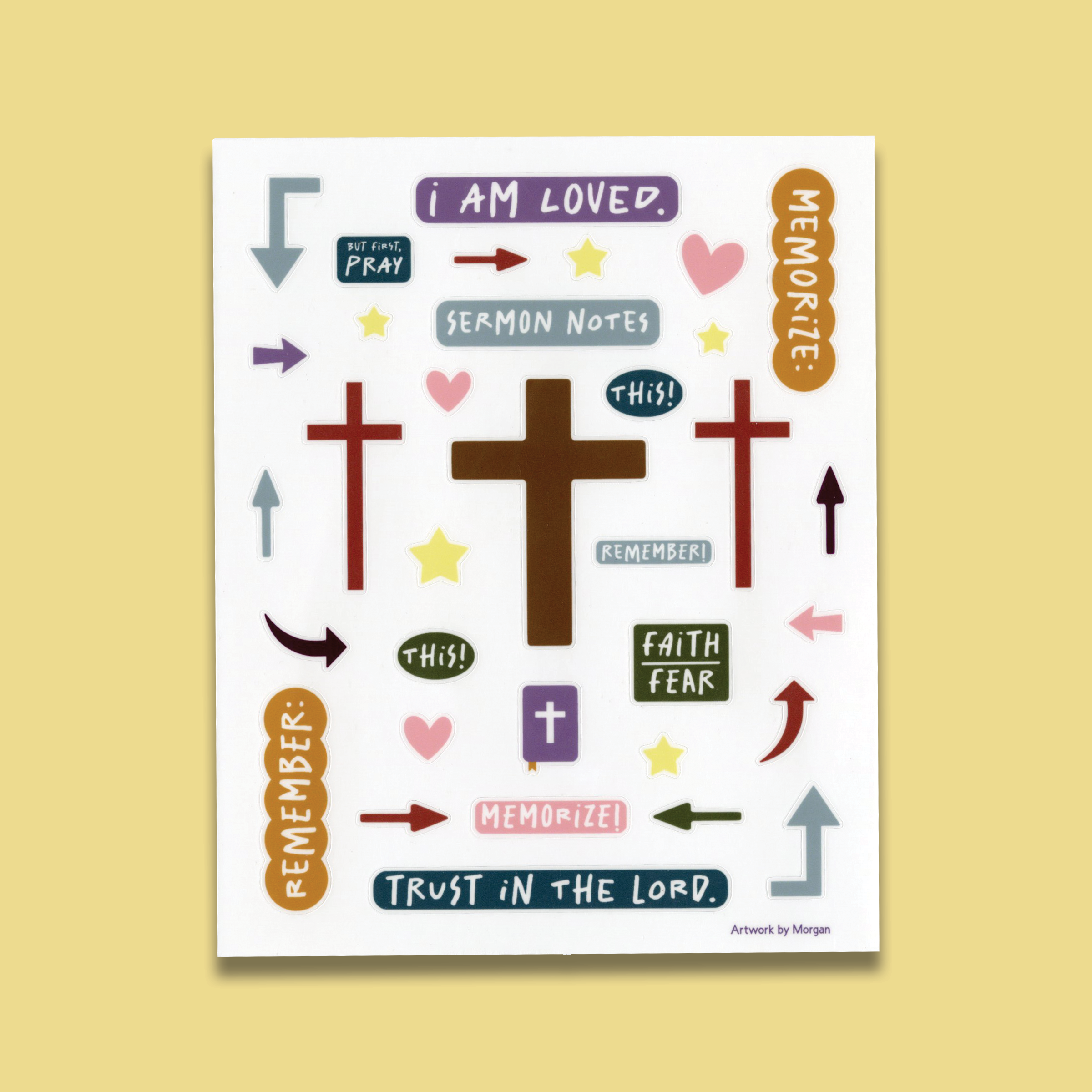 Christian Journaling Sticker Sheet