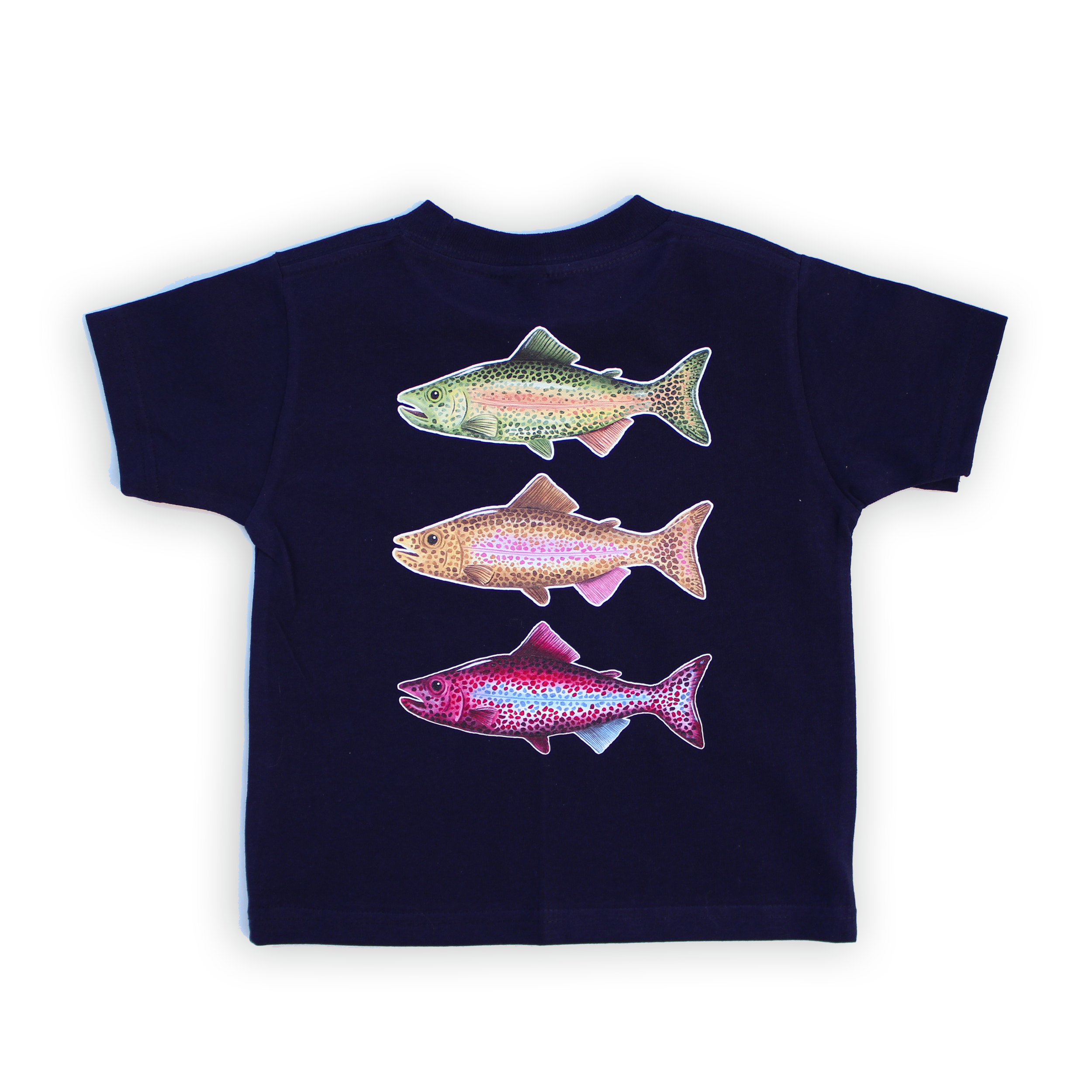 Navy Trout Line Toddler T-Shirt