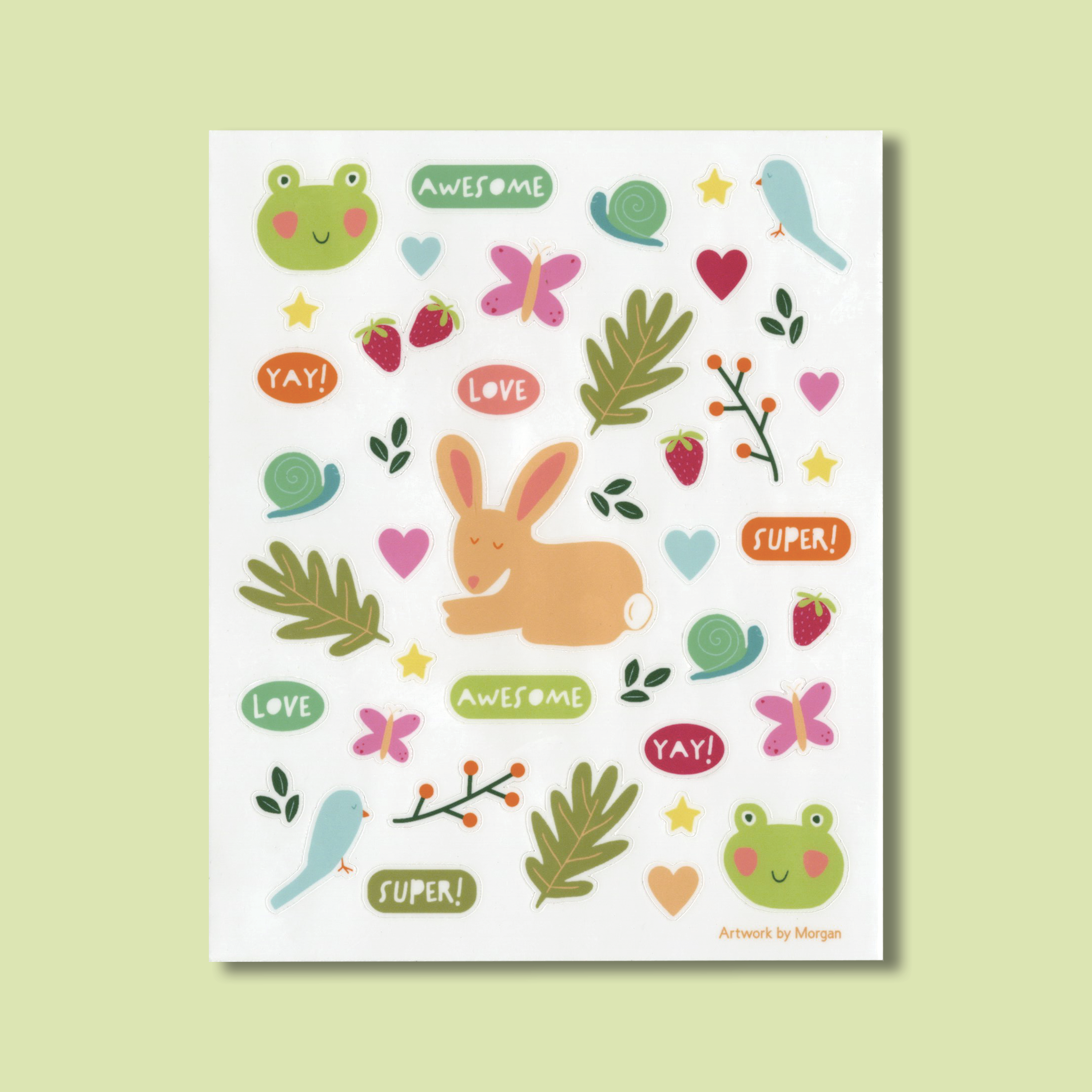 Whimsical Nature Sticker Sheet