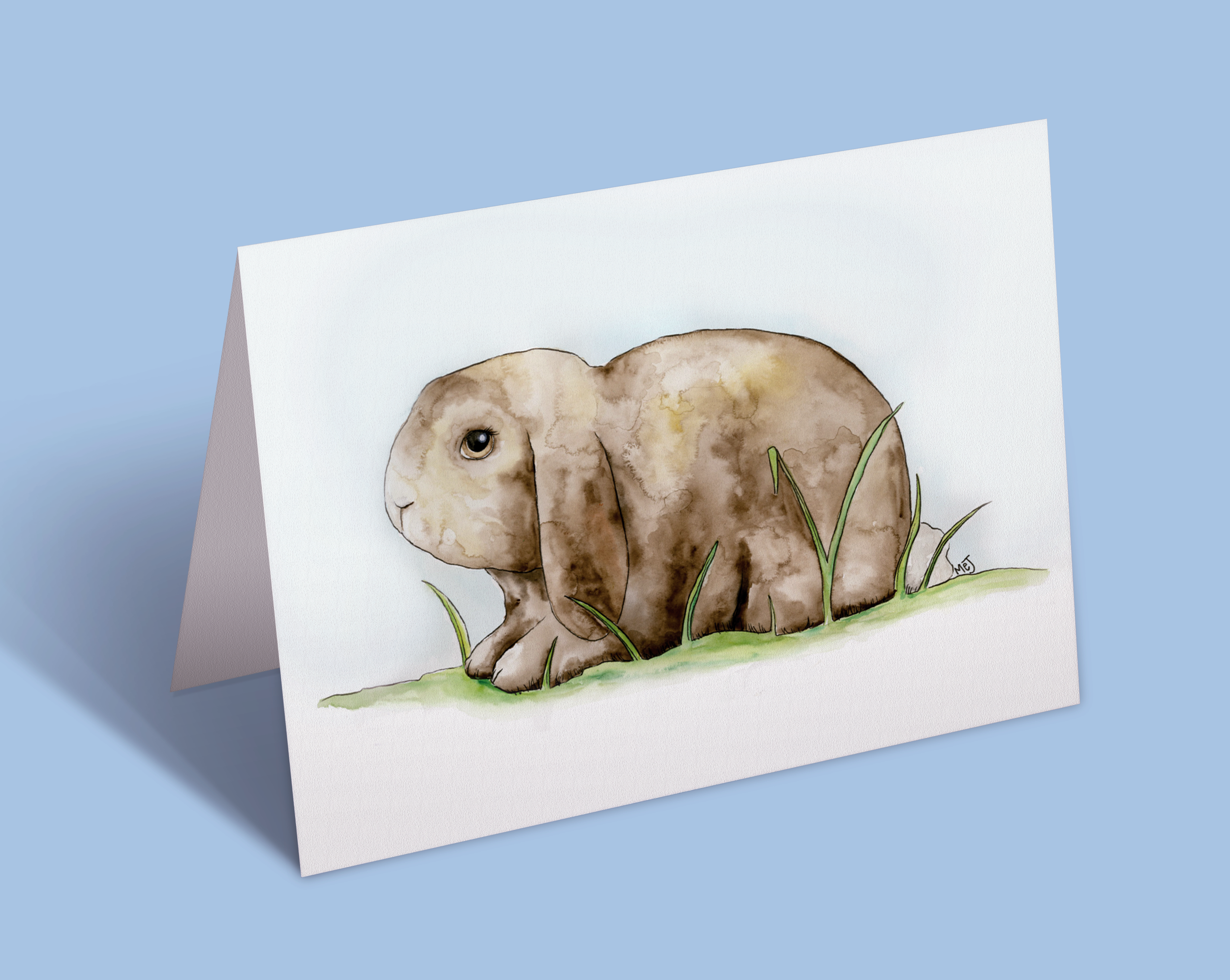 Peaceful Bunny Greeting Card