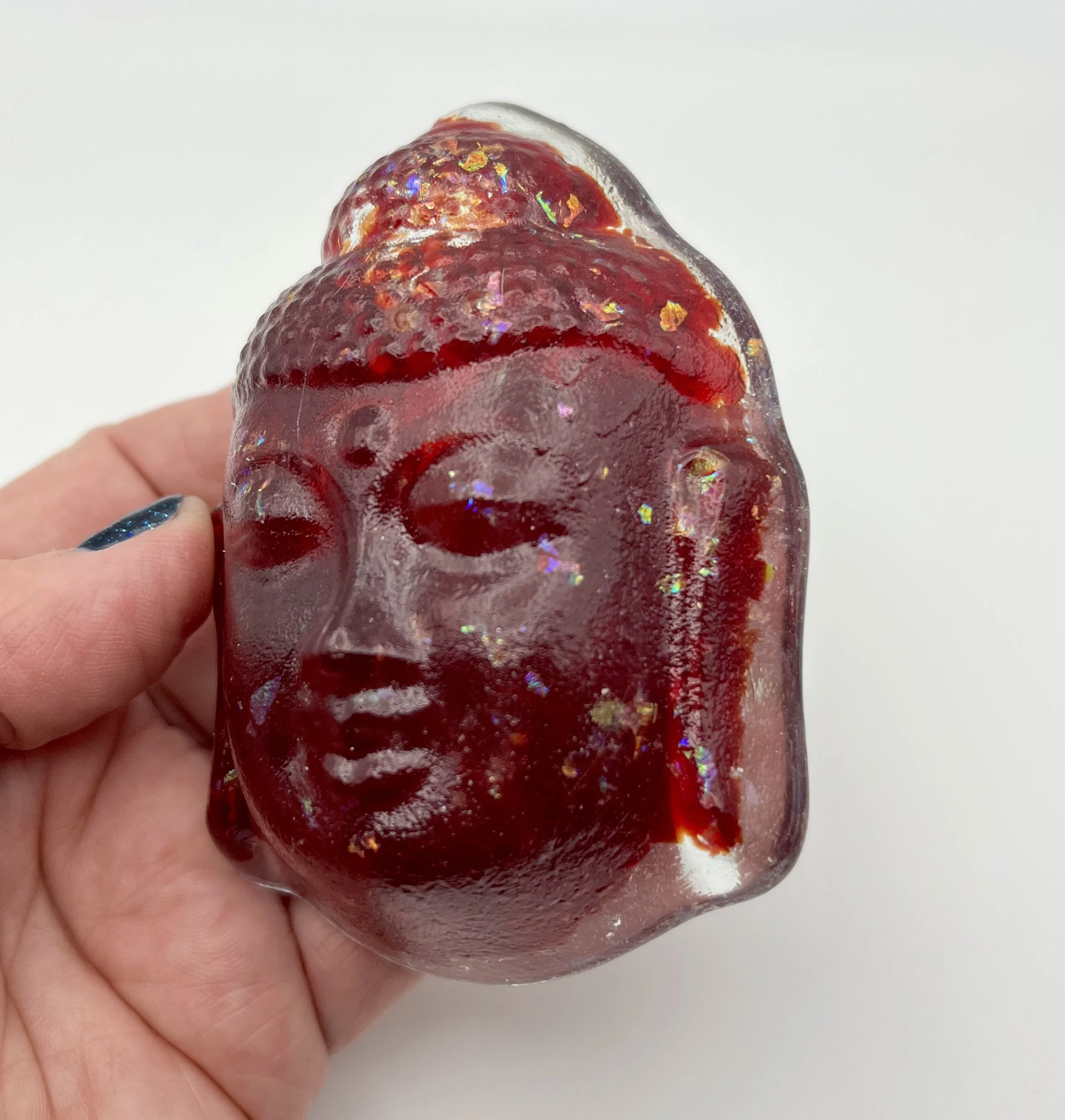 Dichroic Glass Buddha Objet d'Art Keepsake #6 - GIFTED