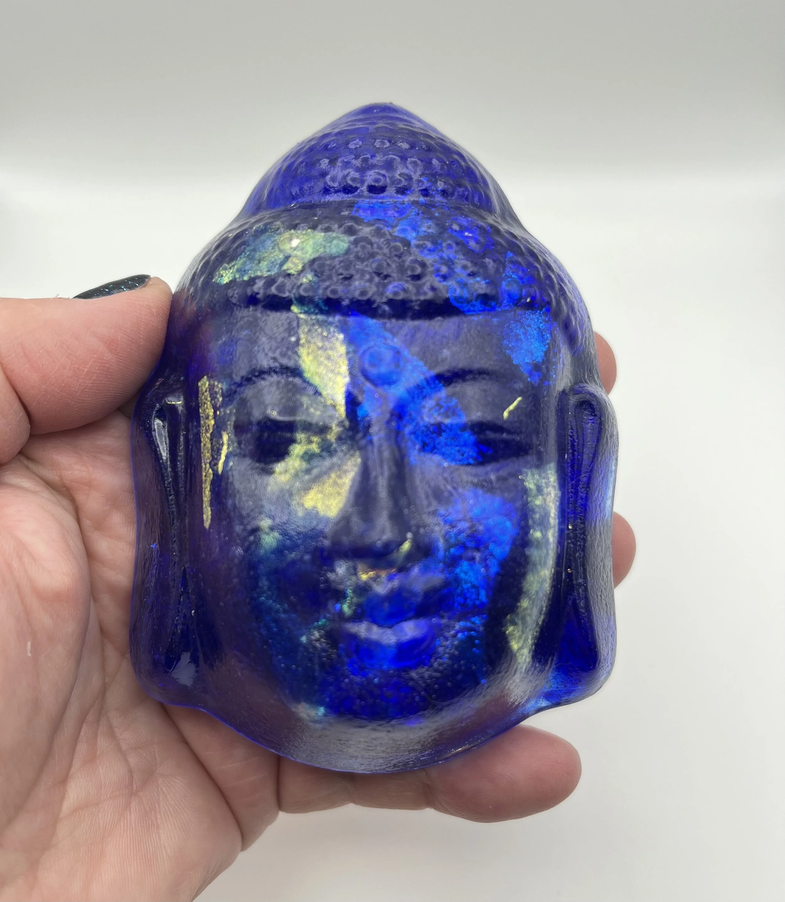 Dichroic Glass Buddha Objet d'Art Keepsake #10 - GIFTED