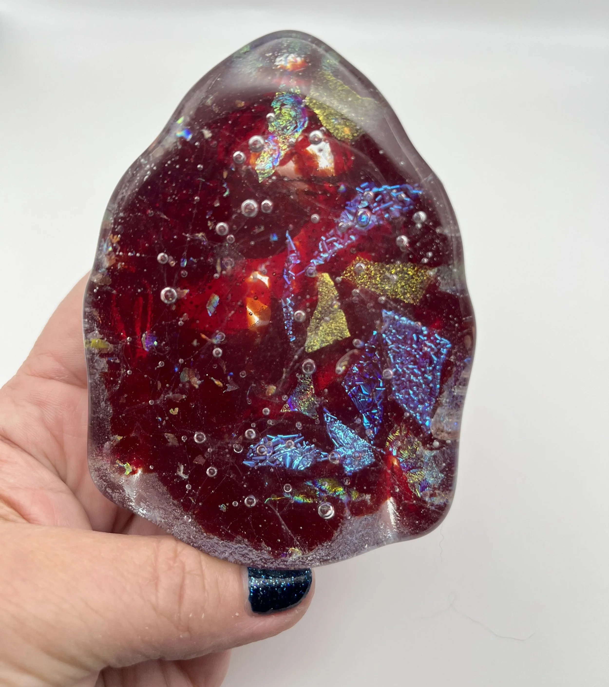 Dichroic Glass Buddha Objet d'Art Keepsake #6 - GIFTED