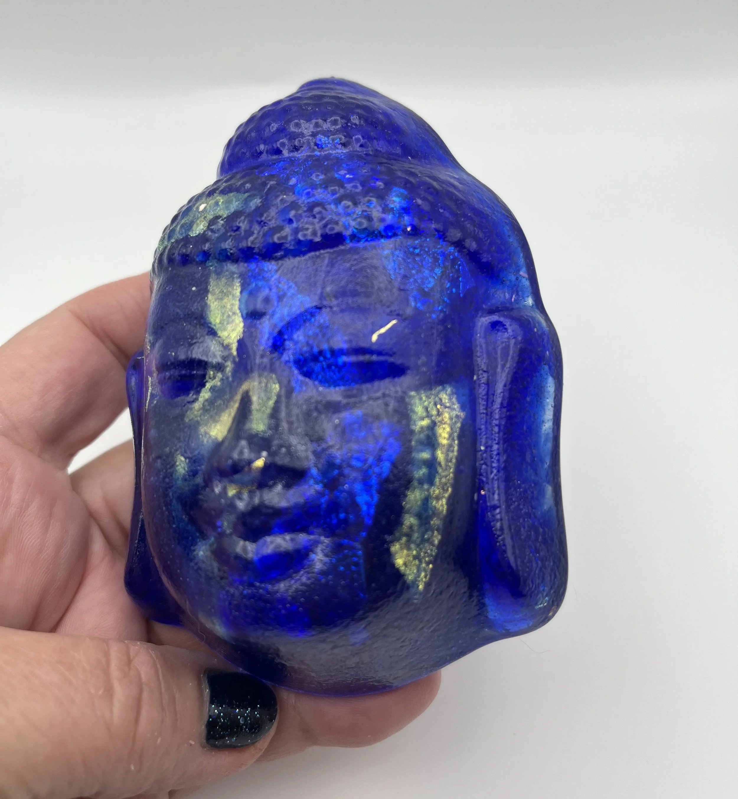 Dichroic Glass Buddha Objet d'Art Keepsake #10 - GIFTED