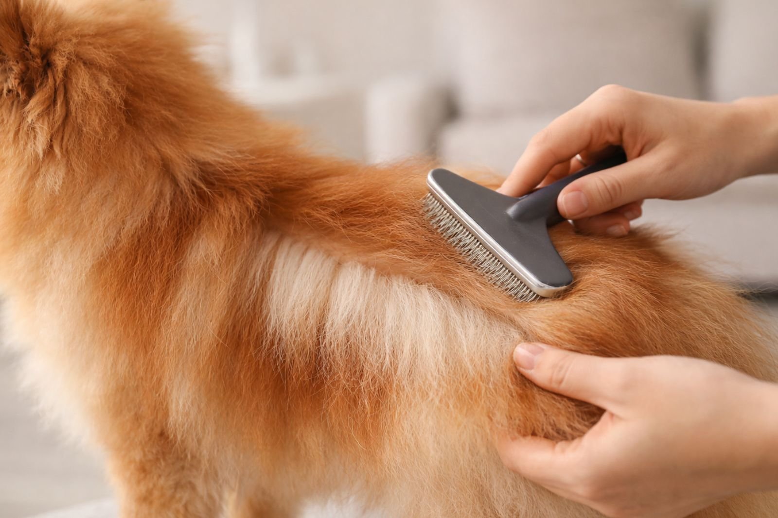 How to Line Brush a Pomeranian (Step-by-Step Guide for Double Coats)