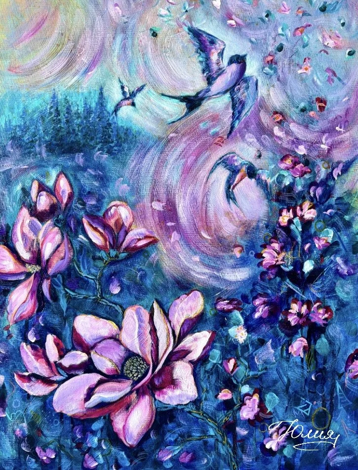 Website Art collection 25-5-‘’Where petals meet the sky’’ 18x24.jpeg