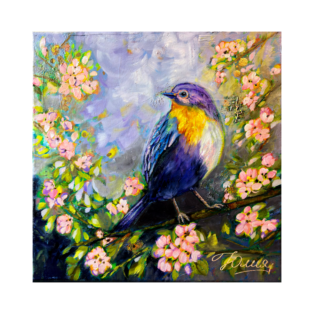 “AWAITING” 12inx12in