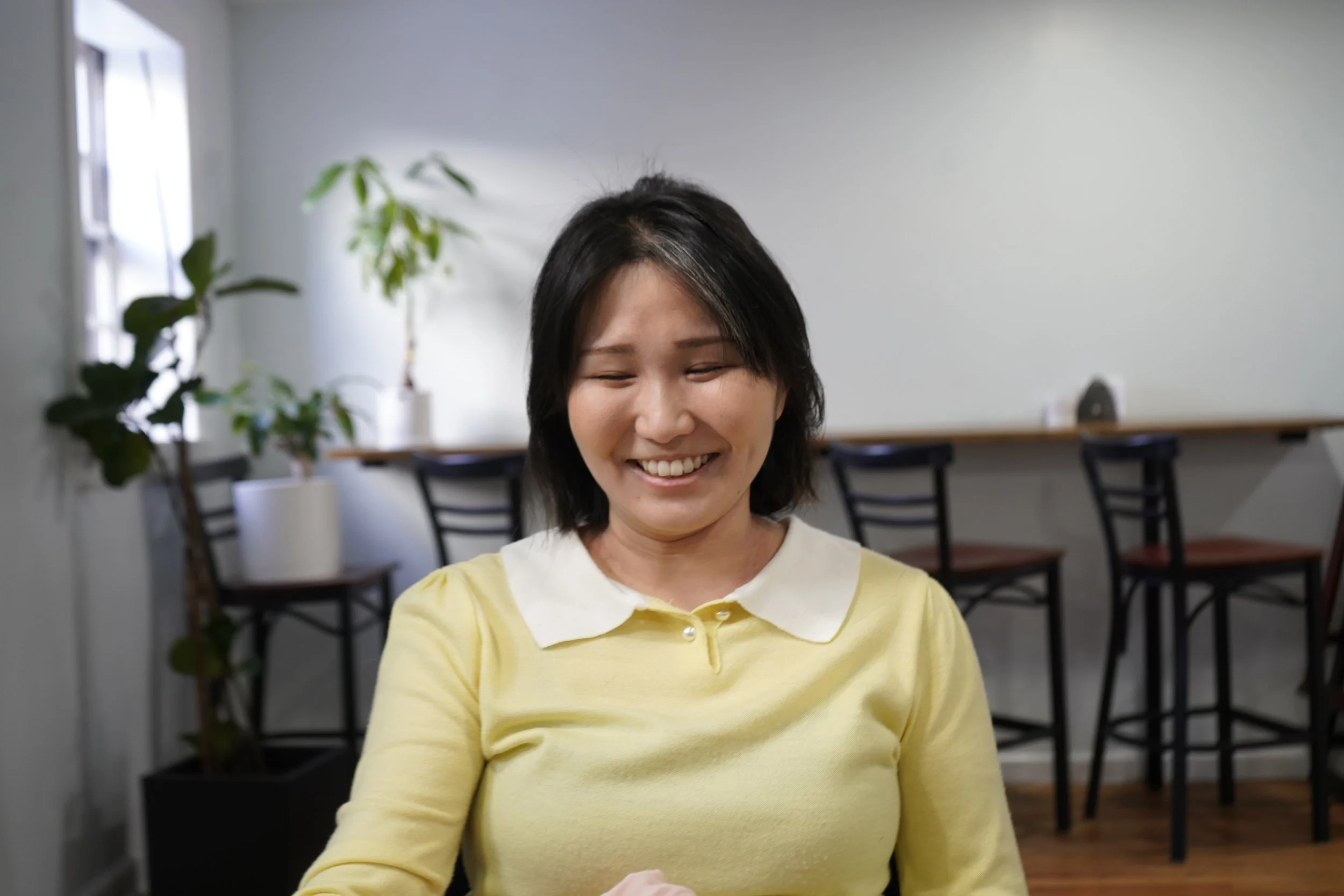 Psychic medium Cherry Sees smiles