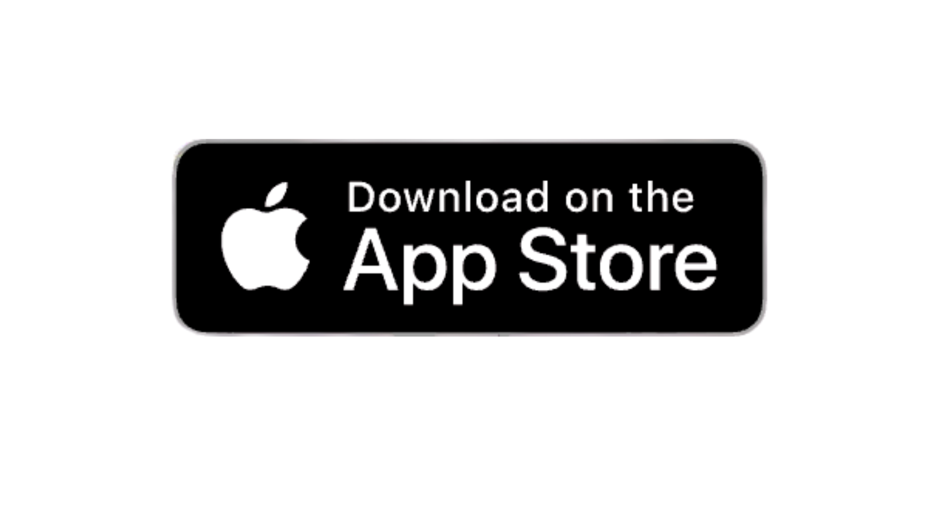 Black button with Apple logo and text 'Download on the App Store'