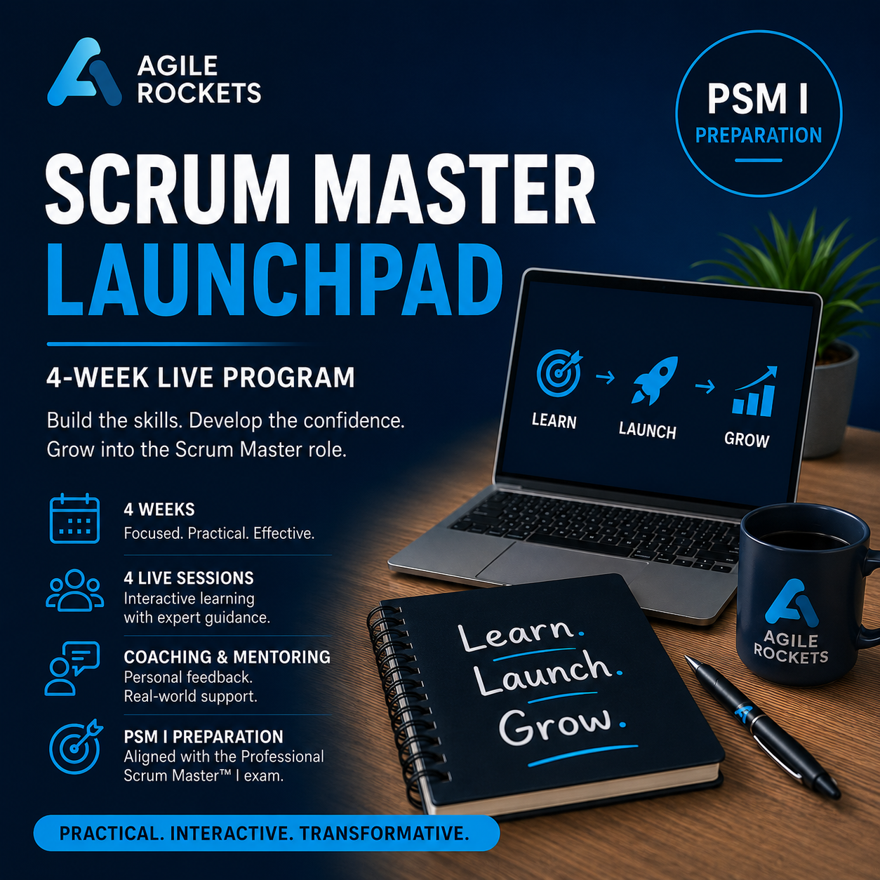Scrum Master Launchpad | October 2026 | Language: 🇩🇪 German