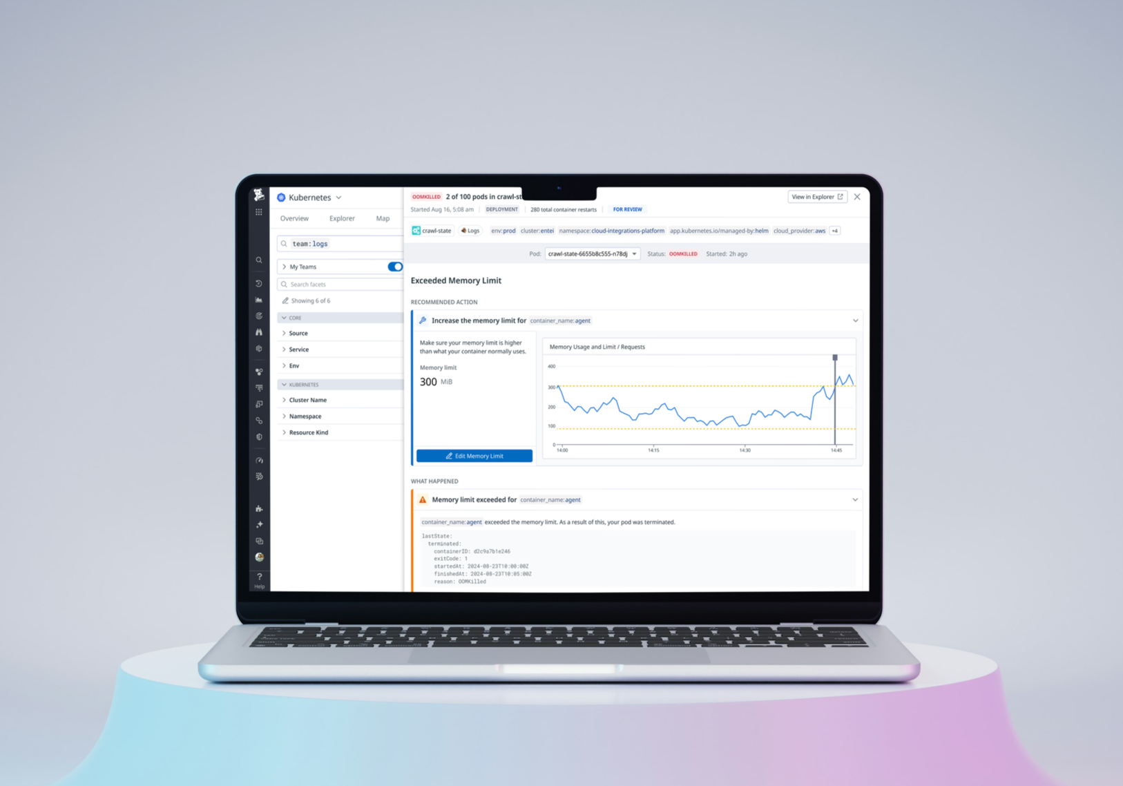 Datadog Kubernetes Remediation