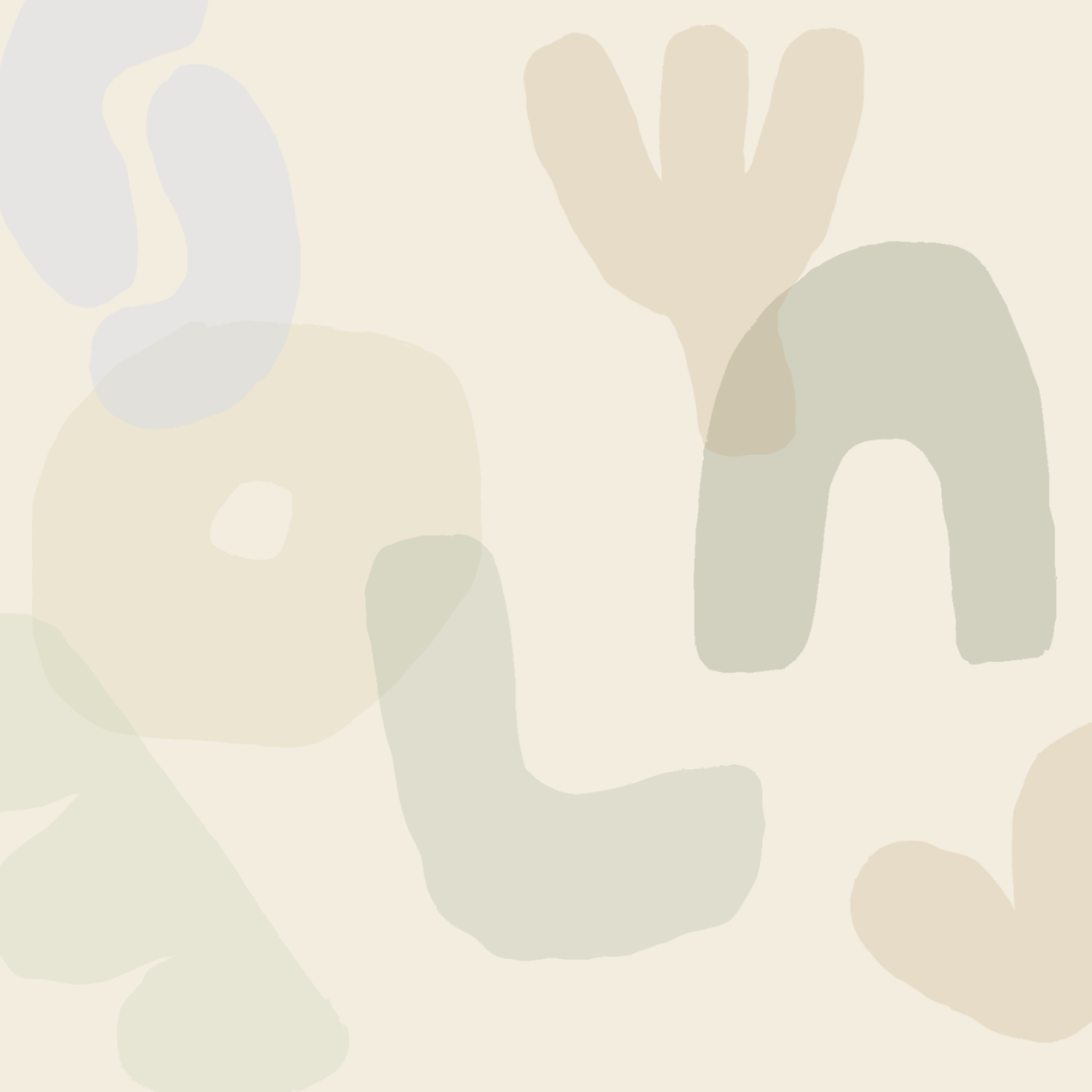 Abstract colorful shapes and patterns in soft pastel tones.