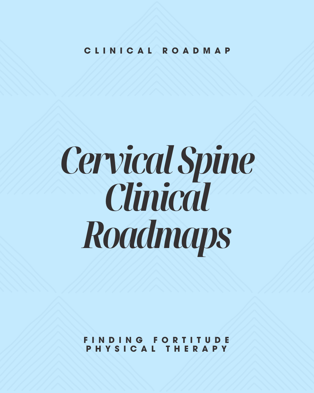 Cervical Spine Clinical Roadmaps