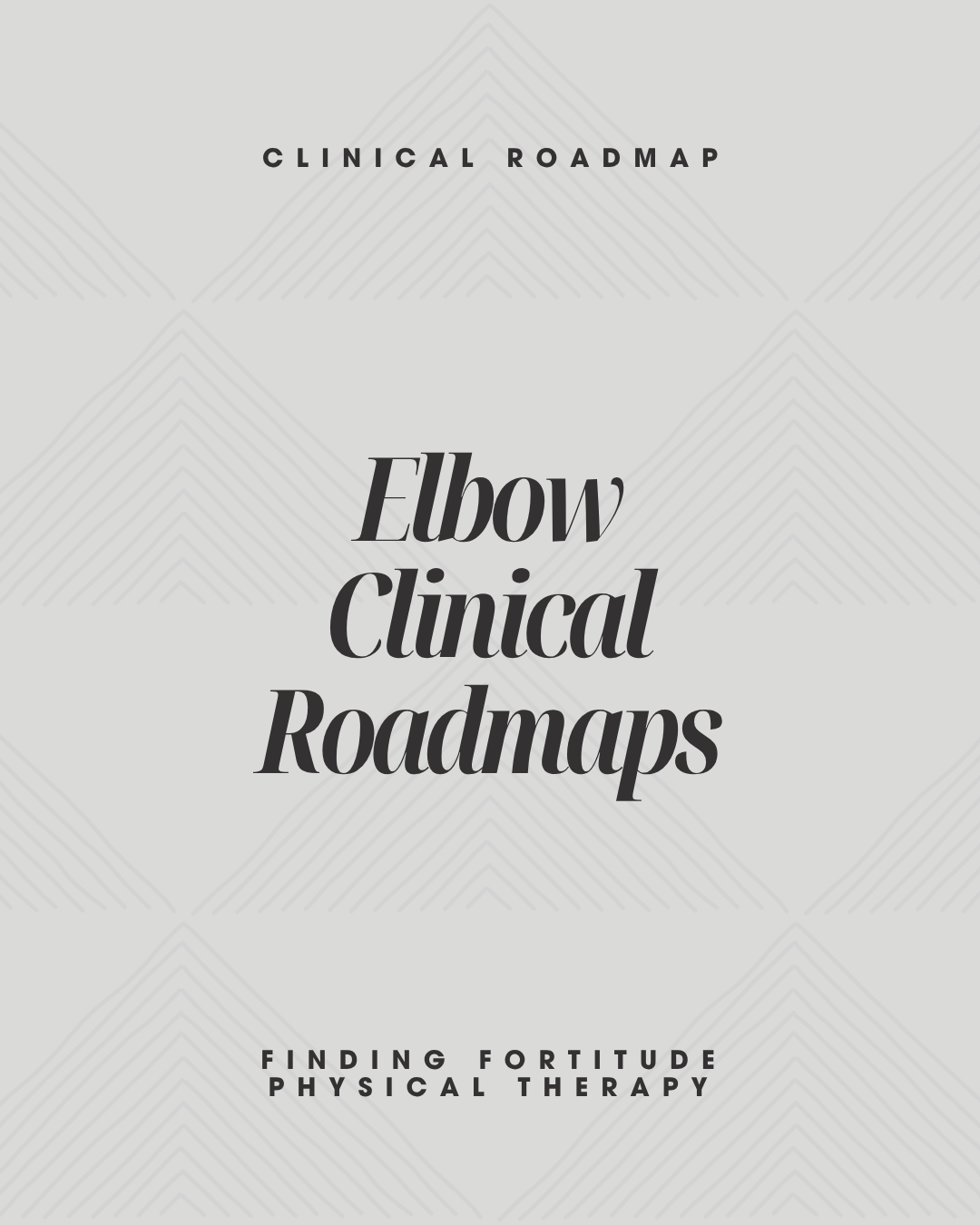Clinical Roadmaps