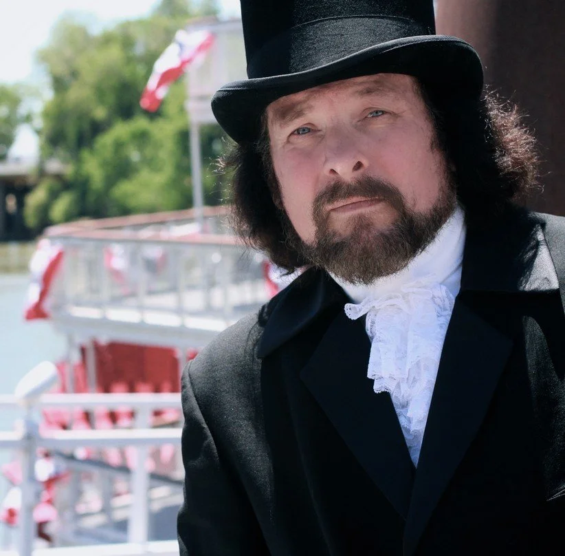 Anthony A. Snow as a River Boat Gambler.