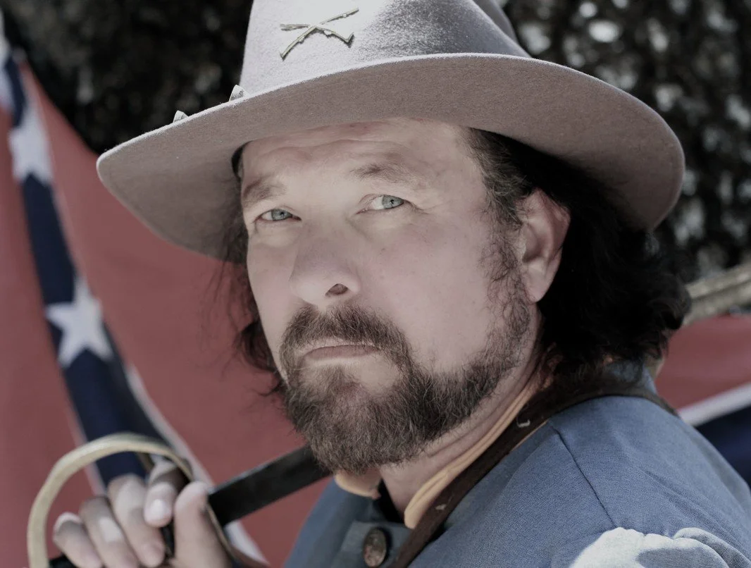 Anthony A. Snow as General Robert E. Lee.