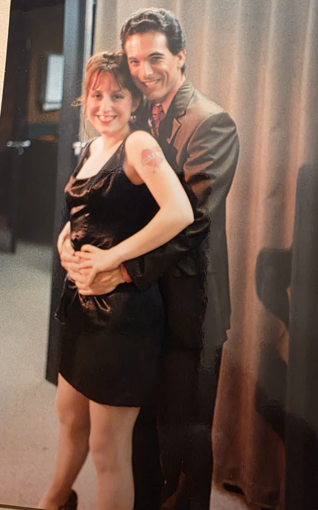 Anthony A. Snow waiting in the wings to go on stage as Vittorio Vidal with Co-Star Sweet Charity