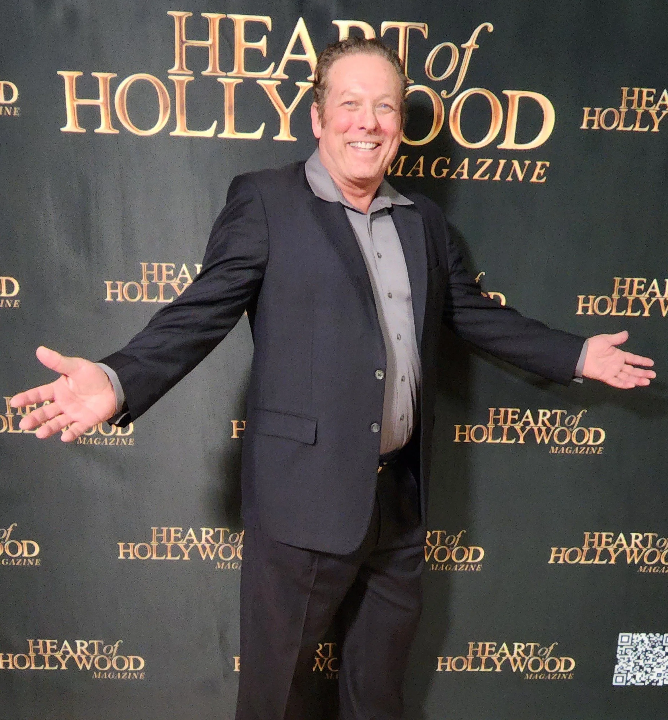 Anthony A. Snow on Red Carpet for Heart Of Hollywood magazine.