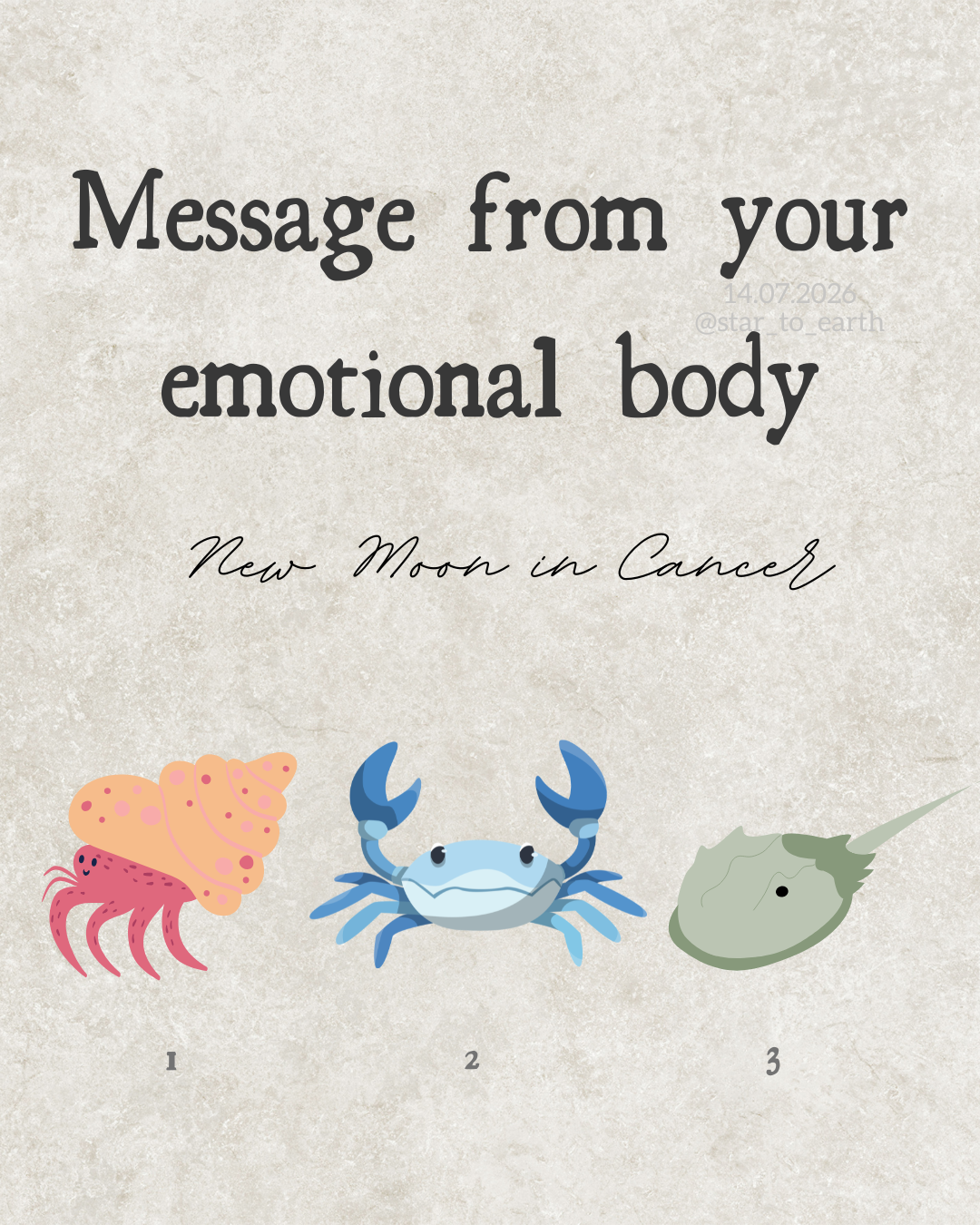 Message from your emotional body