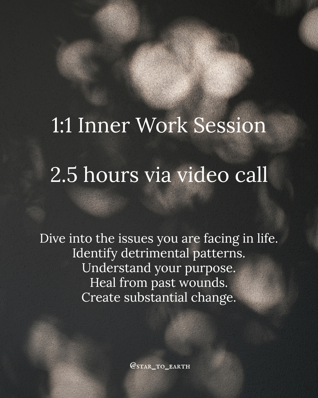 1:1 Inner Work Session