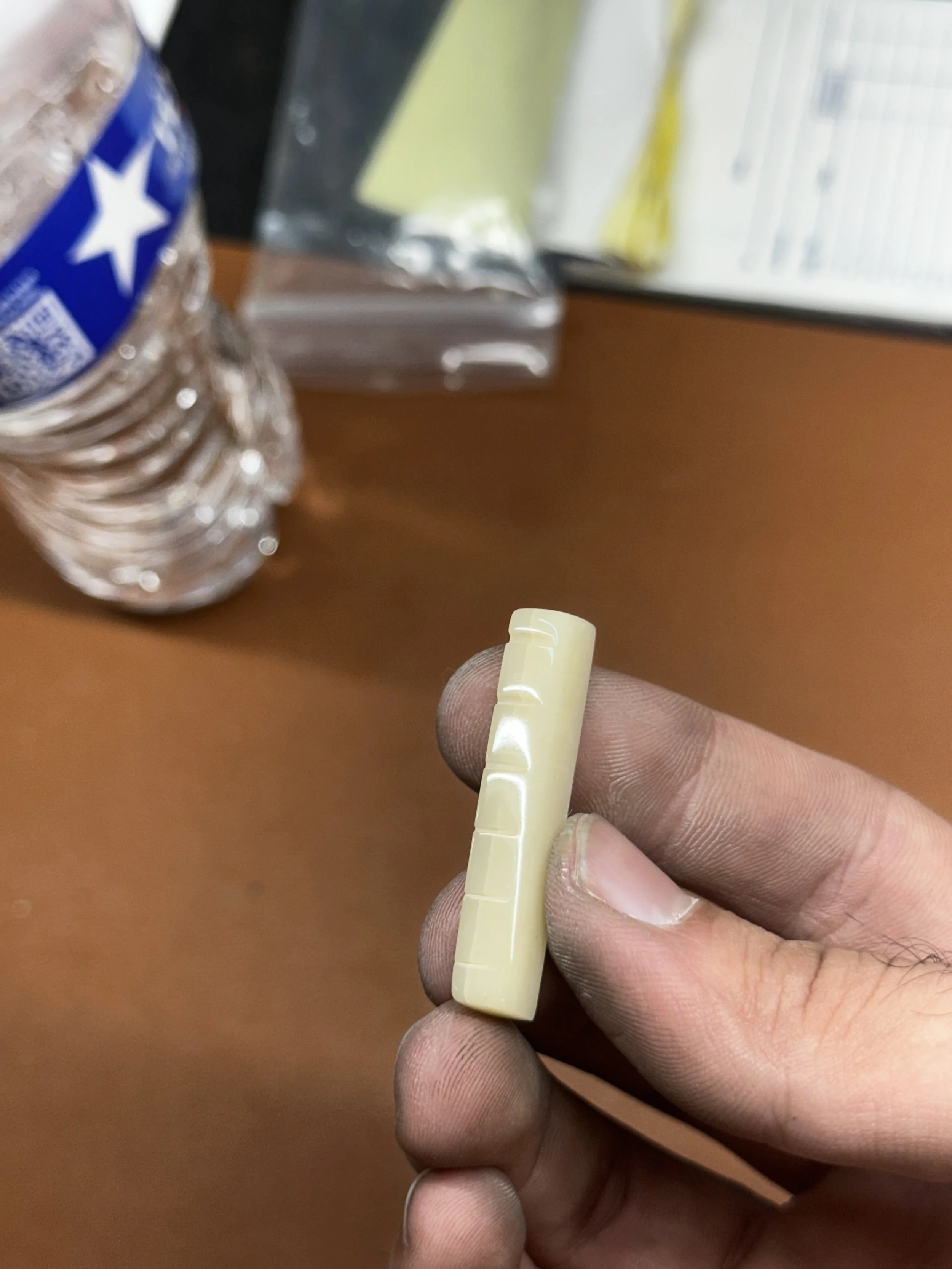 Handmade Bone and Metal Nuts