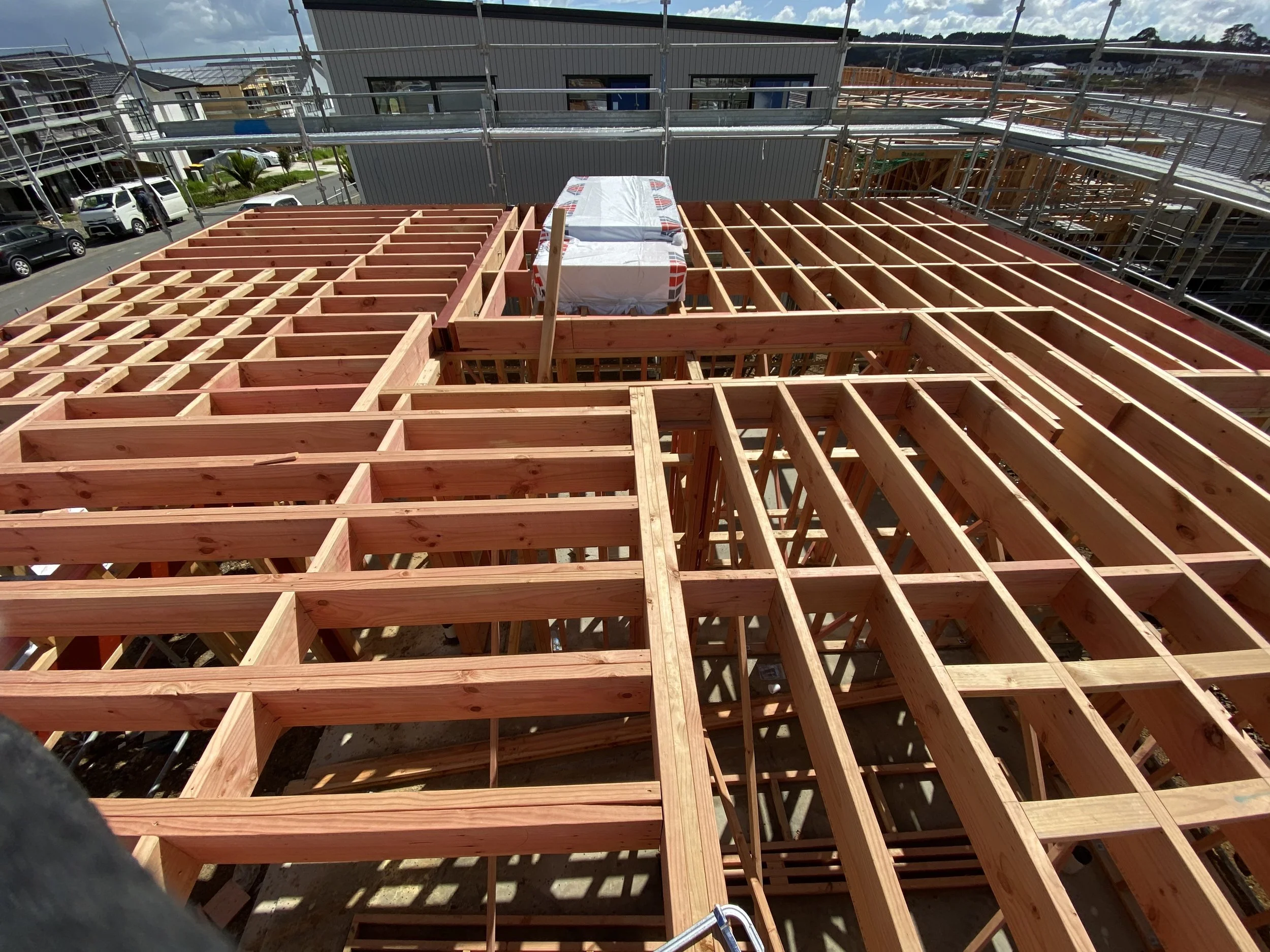 New build in progress in Auckland