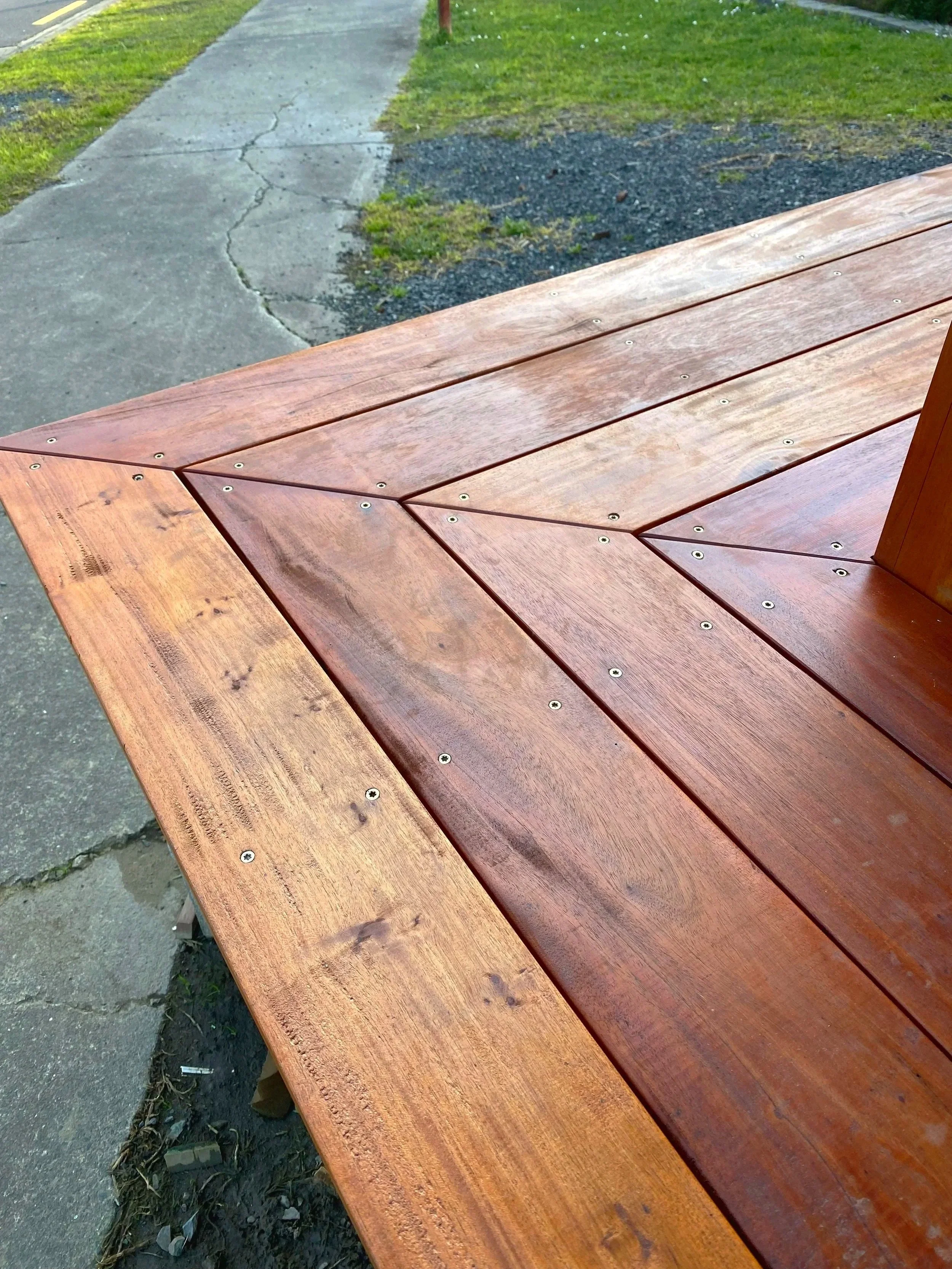 New hardwood decking installed in auckland