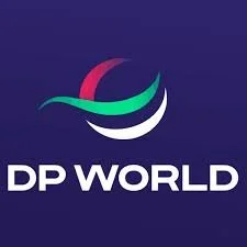 DP World logo with stylized sailboat above the company name