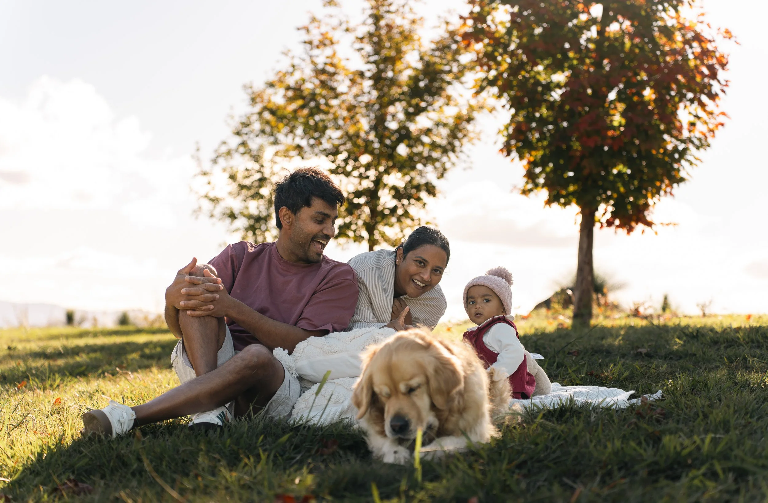 Family photography session at Arboretum Canberra