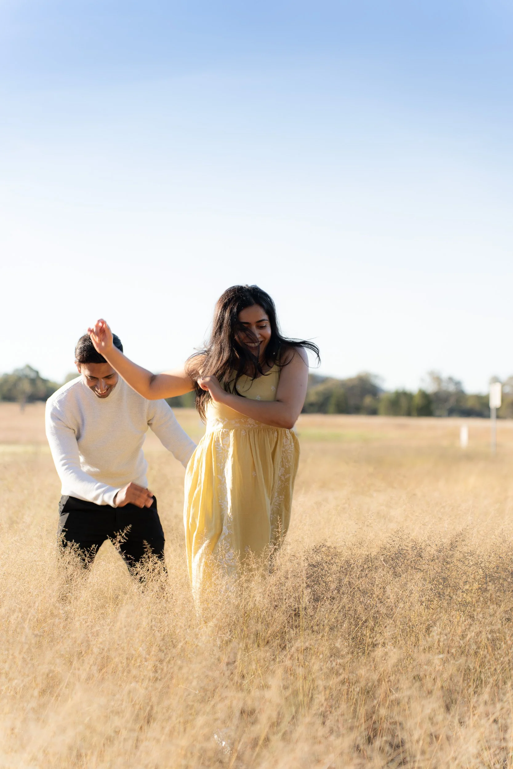Engagement style couple photoshoot in Canberra