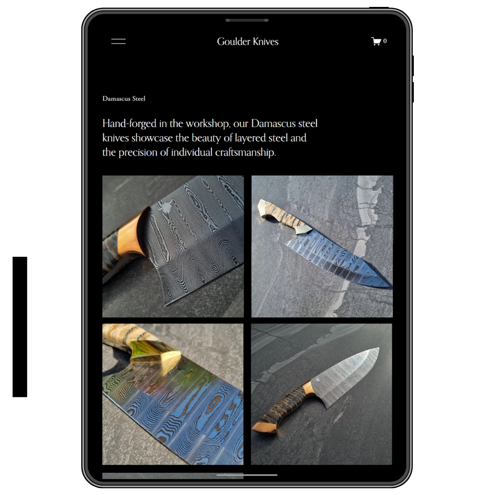 Goulder Knives Tablet