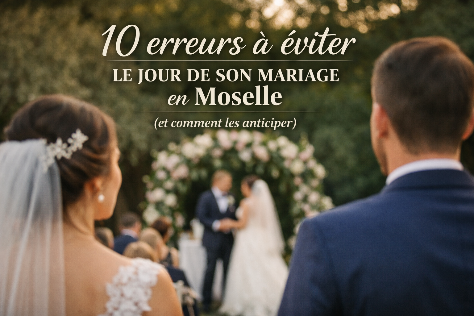 10 erreurs à éviter le jour de son mariage (et comment les anticiper)