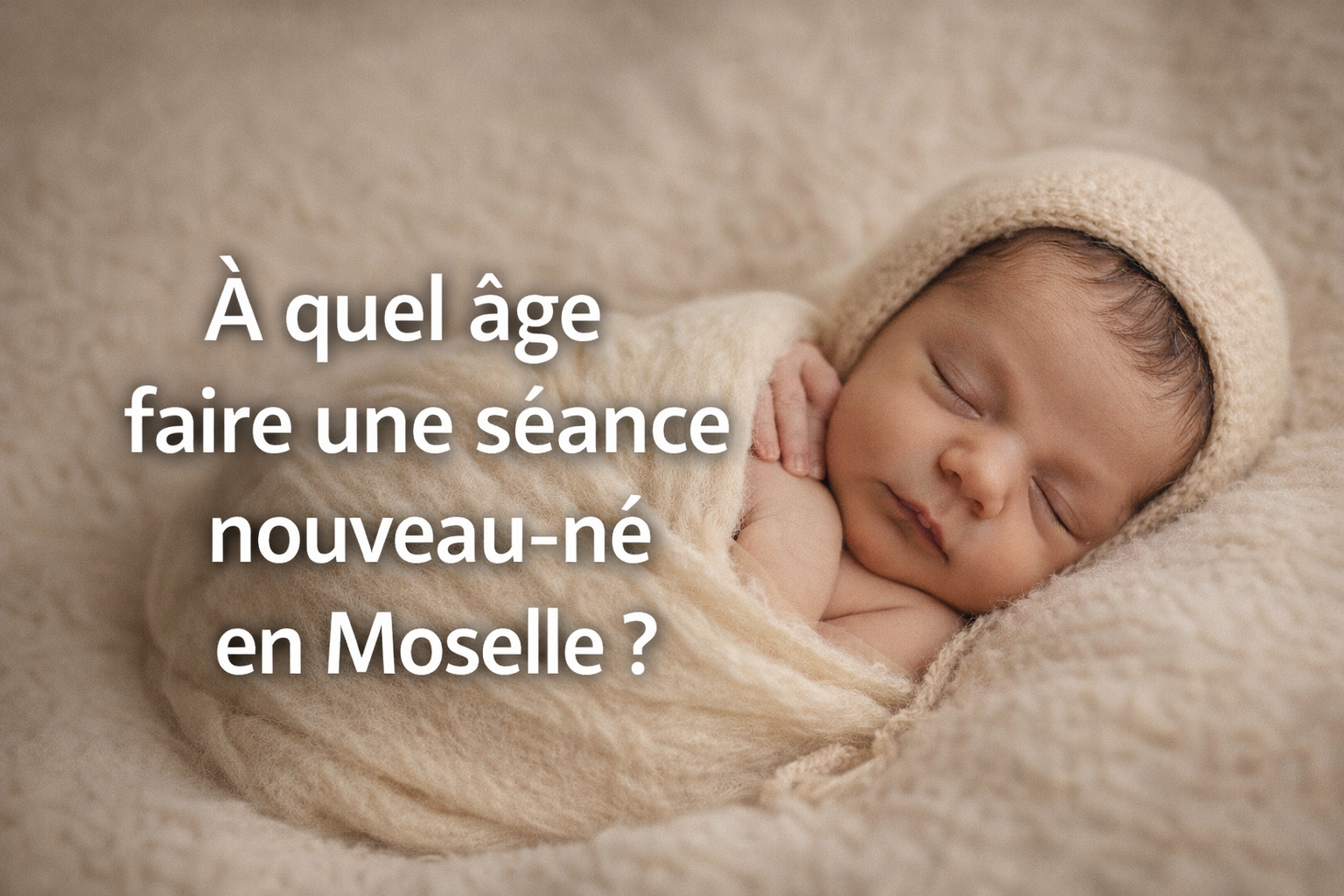 A quel age faire une seance nouveau-né ?
