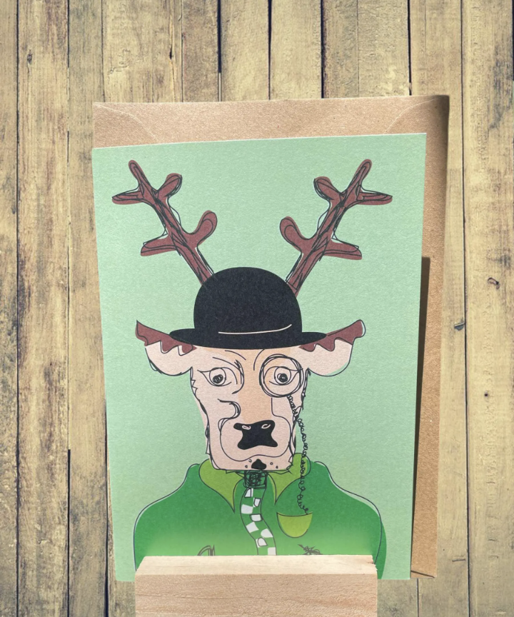 Deer of the Devonshire countryside