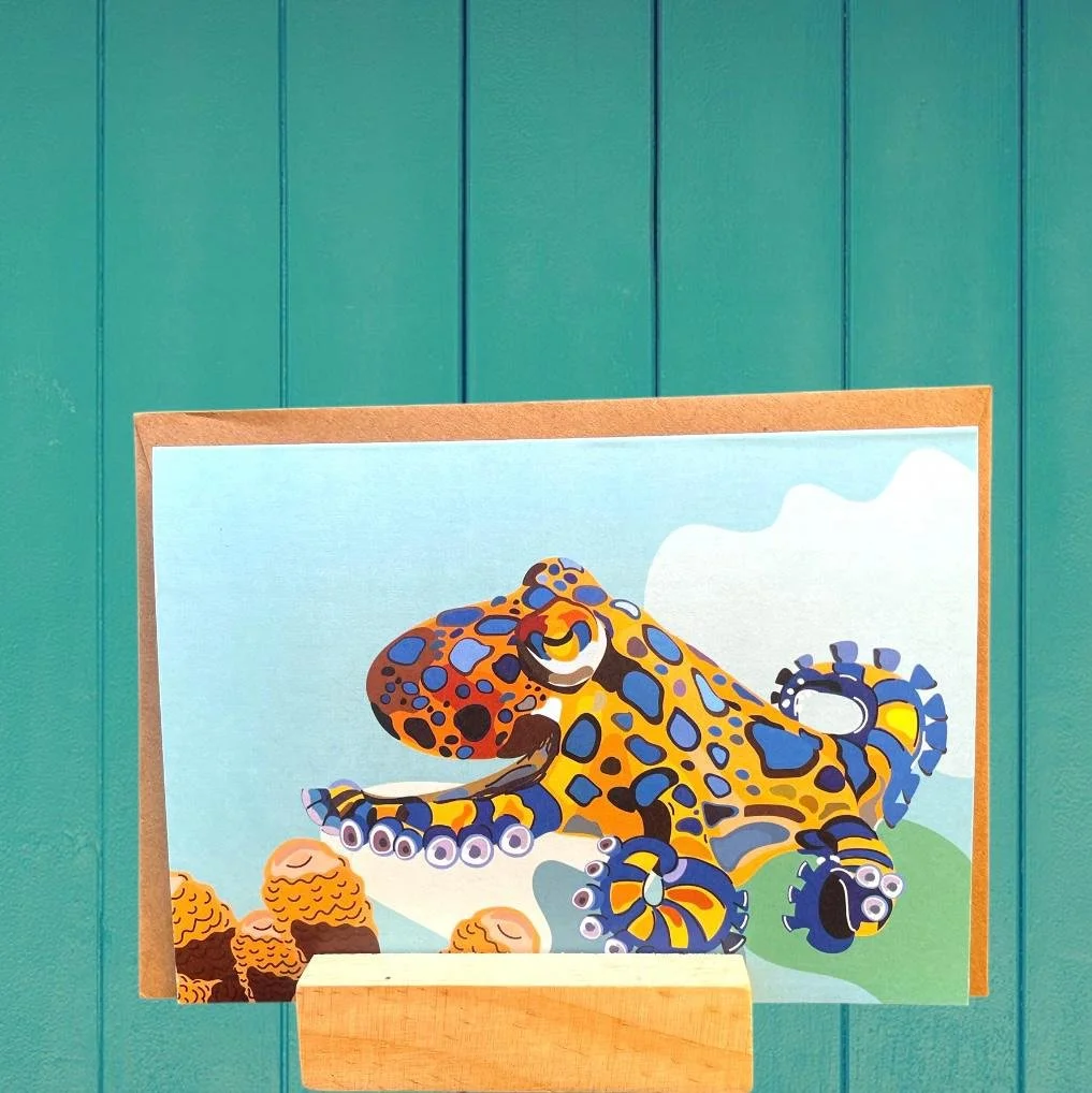 Binky the blue ringed octopus