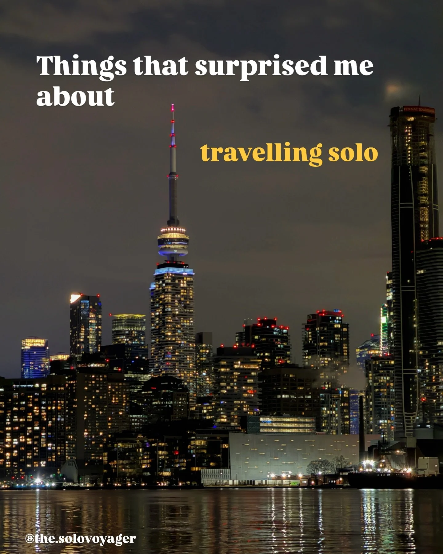Things that surprised me about traveling alone 🛣️

It's not about the destinations or the food. 
It's about much I would change.

I thought solo travel would feel lonely or overwhelming, but it actually made me more confident, more open, and slightl
