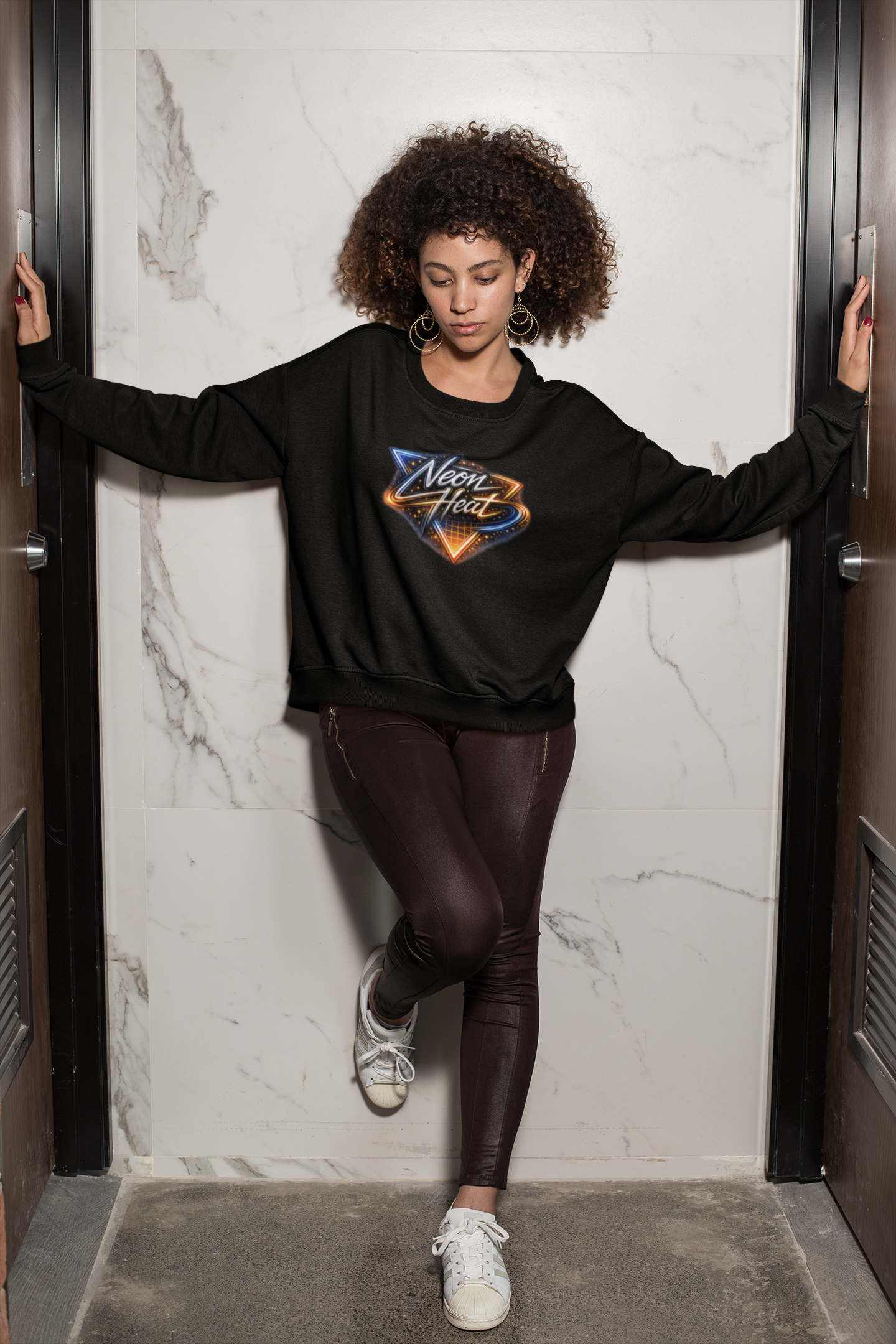 Neon Heat Unisex Heavyweight Crewneck Sweatshirt