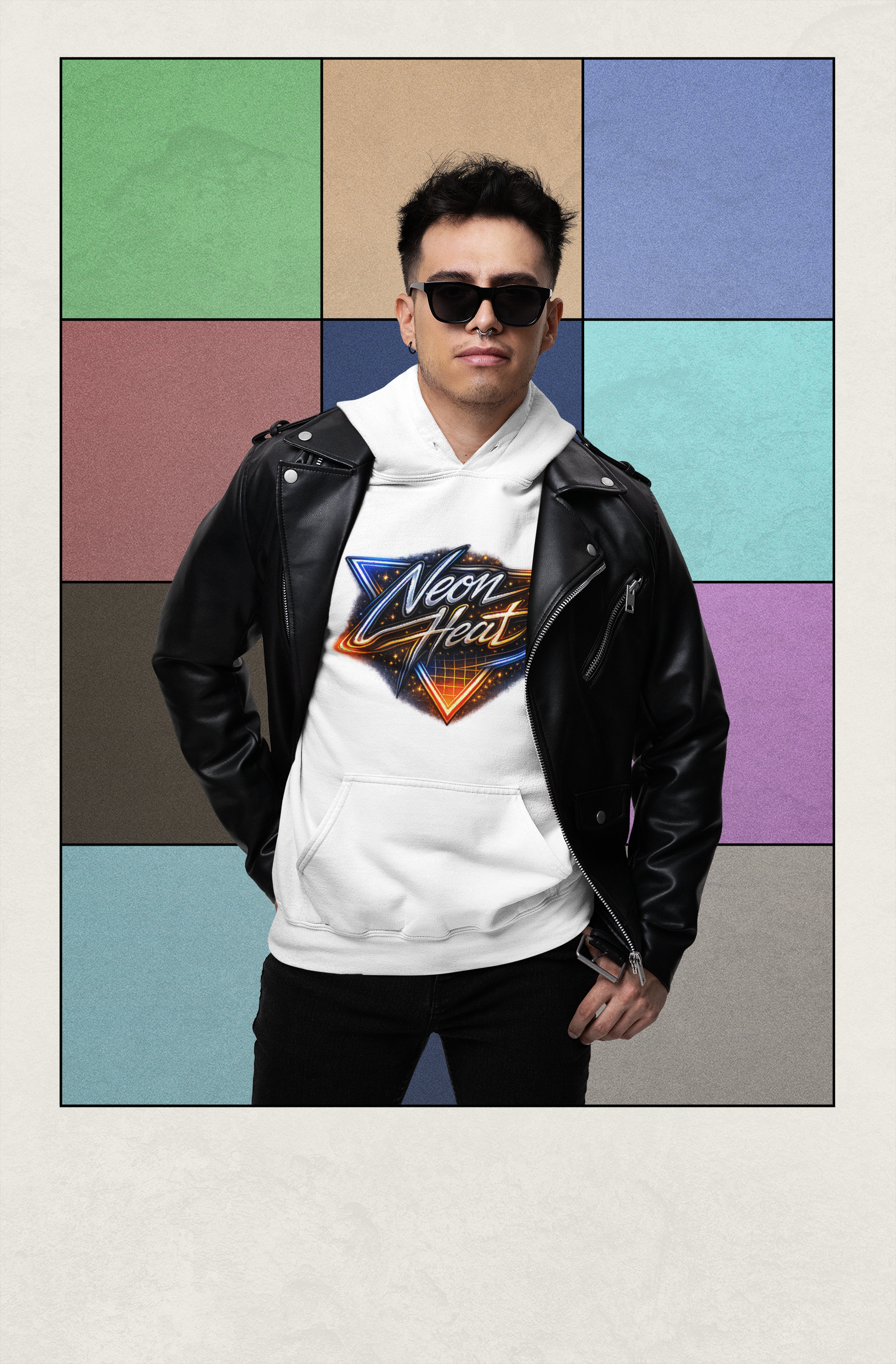 Neon Heat Unisex Cotton/Polyester Heavyweight Hoodie