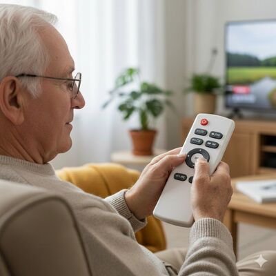 Geschenkidee Fernbedienung für Senioren mit Demenz