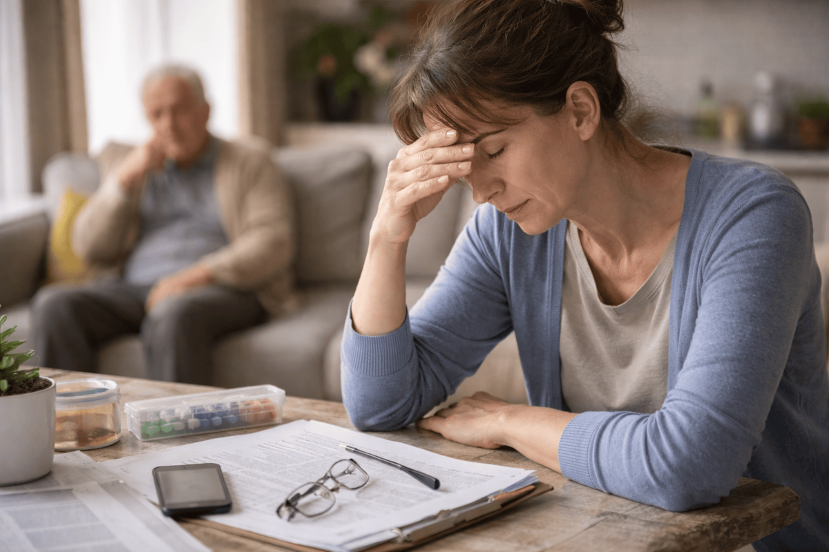 Stress in der häuslichen Pflege von Demenzkranken (Was Angehörige in den 3 Demenzstadien besonders belastet)