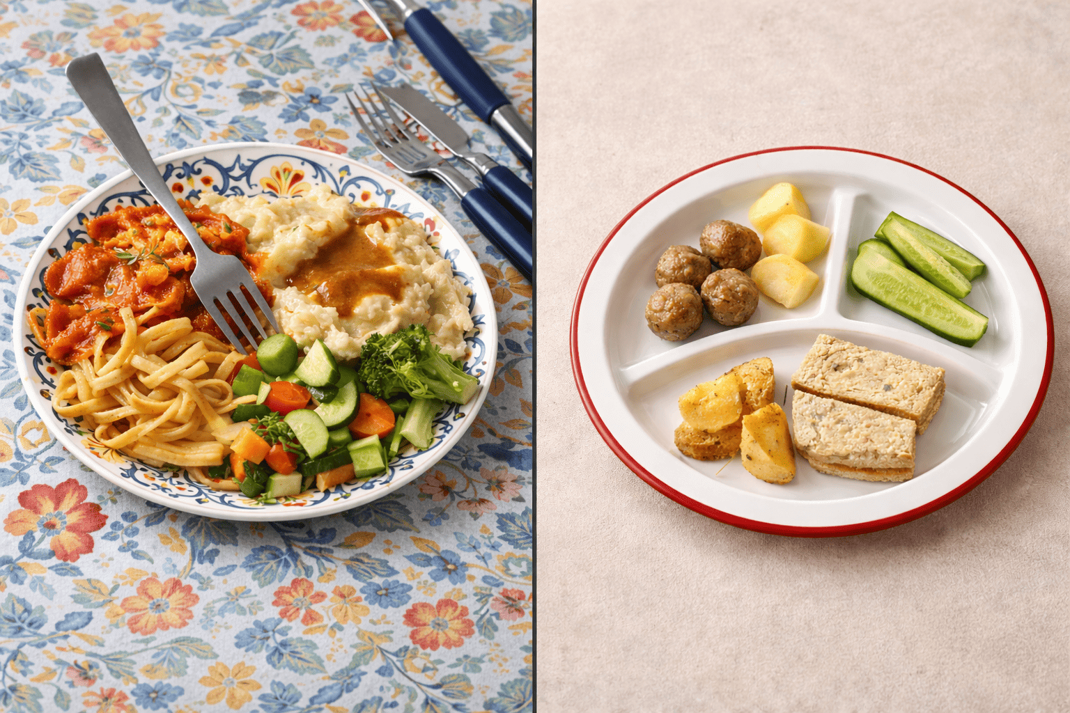 Anbieten von Essen bei Demenz