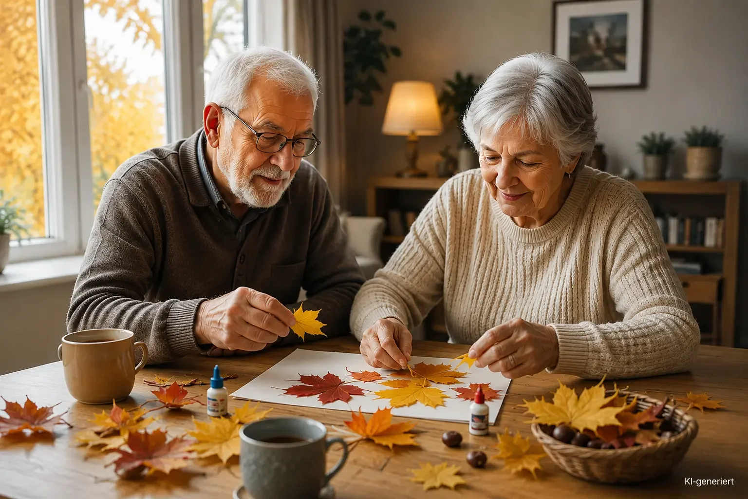 Aktivitäten für Demenzkranke Herbst