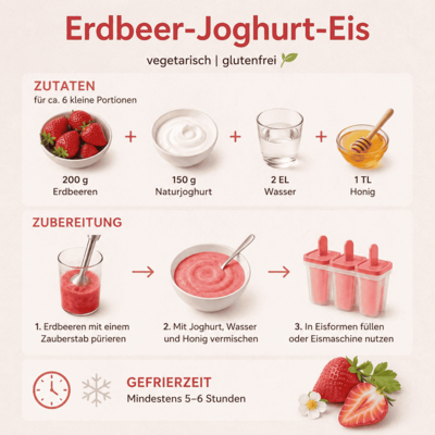 Erdbeer-Joghurt-Eis bei Demenz