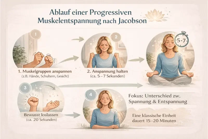 Progressive Muskelentspannung Jacobson