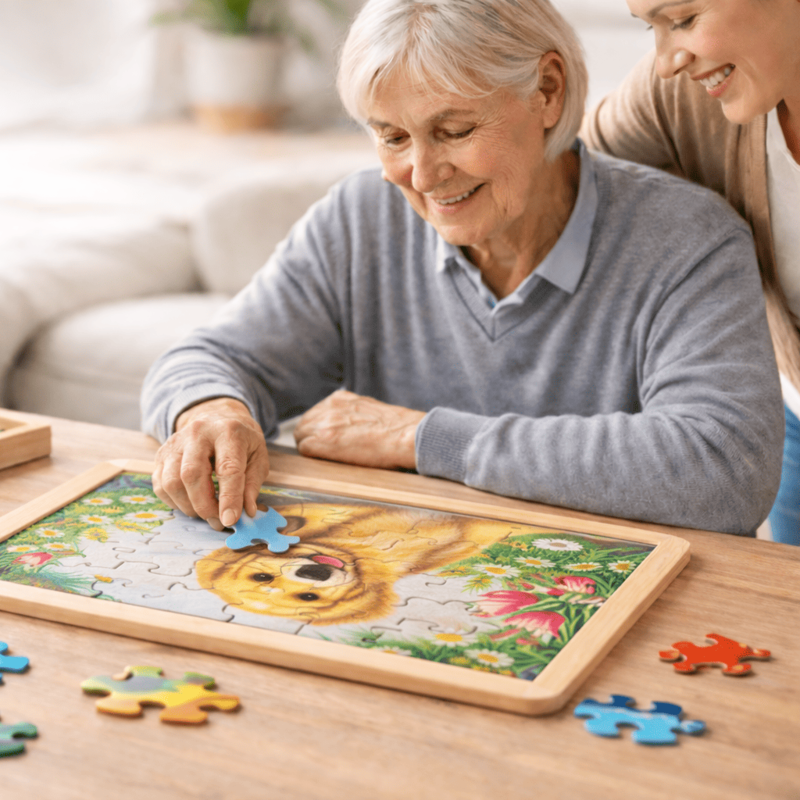 Puzzle für Demenzkranke: 7 wichtige Fragen (und wie du das richtige Puzzle findest)