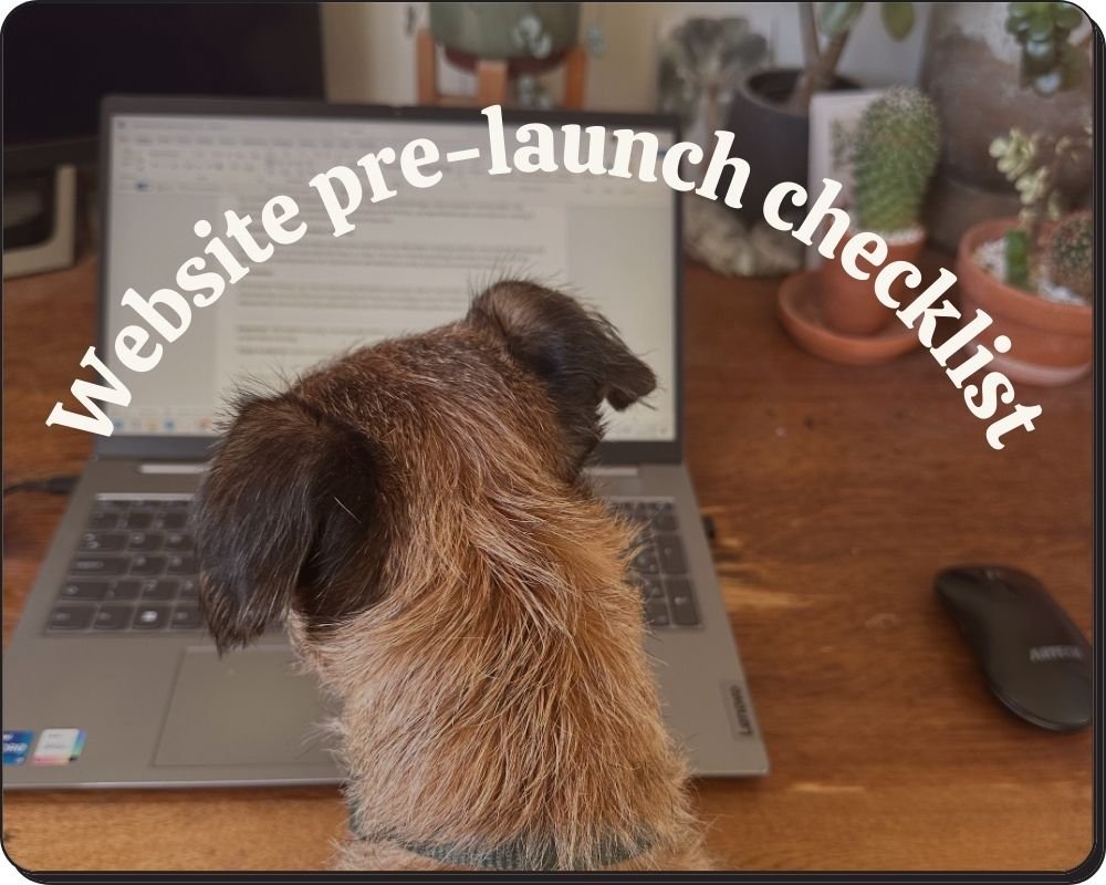 Website pre-launch checklist