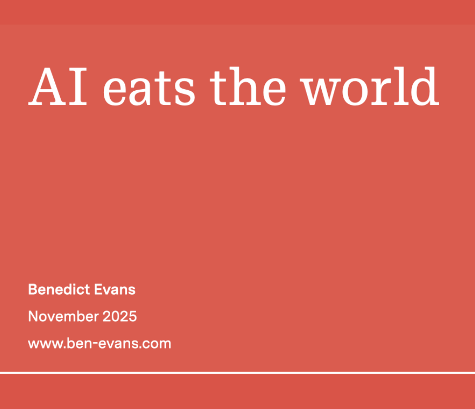 AI eats the world