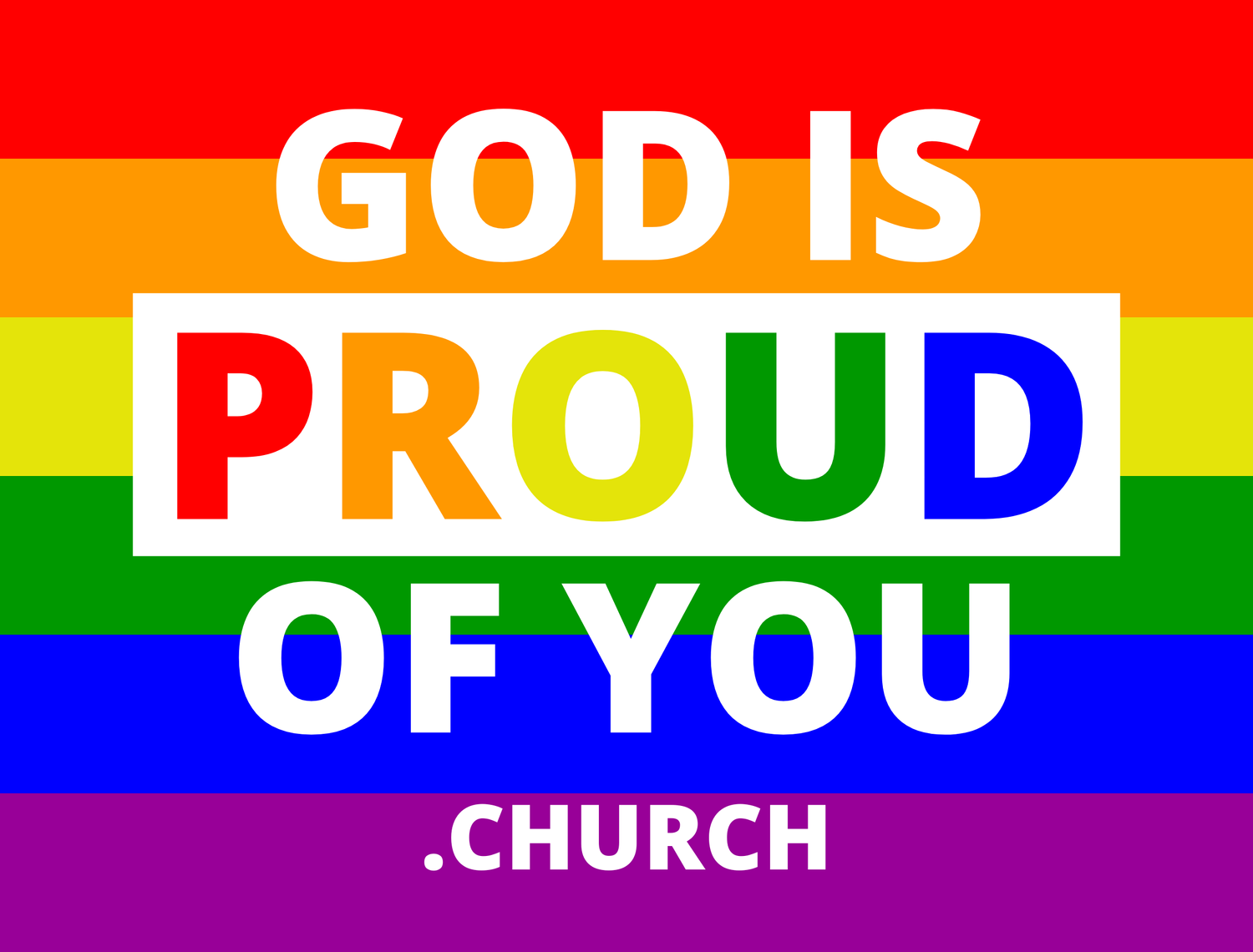 God is Proud of You